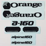 Sticker de cadre Orange bikes Alpine 160